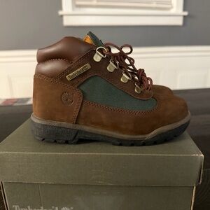 Timberland Kids Brown and Olive Boots